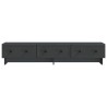 Meuble TV avec tiroir Noir 147 x 34,5 x 30 cm Bois d'ingénierie 623724623724