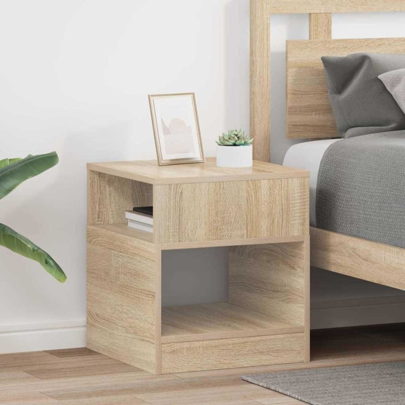 Table d'appoint 2 pcs Chêne Sonoma 40,5 x 40 x 45 cm 623726623726