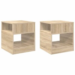 Table d'appoint 2 pcs Chêne Sonoma 40,5 x 40 x 45 cm 623726623726