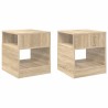 Table d'appoint 2 pcs Chêne Sonoma 40,5 x 40 x 45 cm 623726623726