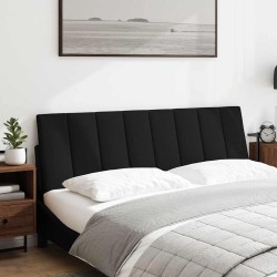 Coussin de tête de lit Hanko noir 160 cm tissu 623727623727