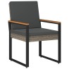Ensemble de meubles d'extérieur 3 pcs Gris et Gris foncé 623730623730