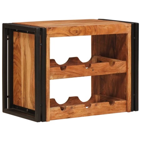 Étagère à vin Marron 60 x 45 x 33 cm Bois d'Acacia Massif 623734623734
