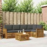 Ensemble de canapé d'angle 6 pcs Naturel et Anthracite 623736623736