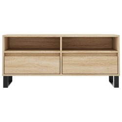 Meuble TV chêne sonoma 100x34,5x44,5 cm bois d'ingénierie 623738623738