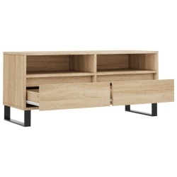 Meuble TV chêne sonoma 100x34,5x44,5 cm bois d'ingénierie 623738623738