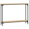 Table console chêne sonoma 100x22,5x75 cm bois d'ingénierie 623741623741