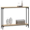 Table console chêne sonoma 100x22,5x75 cm bois d'ingénierie 623741623741