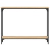 Table console chêne sonoma 100x22,5x75 cm bois d'ingénierie 623741623741