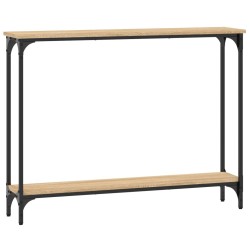 Table console chêne sonoma 100x22,5x75 cm bois d'ingénierie 623741623741