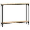 Table console chêne sonoma 100x22,5x75 cm bois d'ingénierie 623741623741