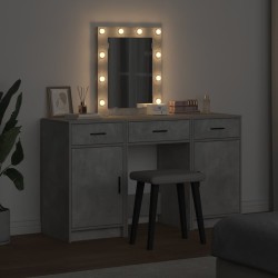 Table de Toilette Gris 50 x 41 x 135 cm Bois d'ingénierie 623742623742