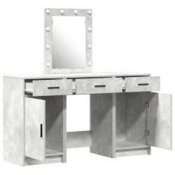 Table de Toilette Gris 50 x 41 x 135 cm Bois d'ingénierie 623742623742