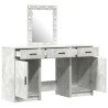 Table de Toilette Gris 50 x 41 x 135 cm Bois d'ingénierie 623742623742