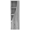 Meuble d'angle Gris Sonoma 32x32x102cm Bois d'ingénierie 623748623748