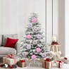 Ensemble de Boules de Noël XL 9 pc Rose Plastique 623749623749
