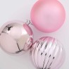 Ensemble de Boules de Noël XL 9 pc Rose Plastique 623749623749