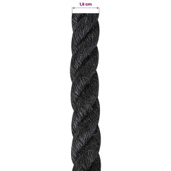 Corde en Jute 16 Noir Jute 100% Tossa 623754623754