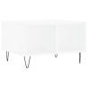 Table basse Blanc 60x50x36,5 cm Bois d'ingénierie 623755623755