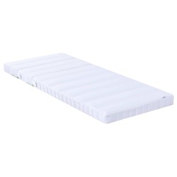 Matelas en mousse extensible 80 x 200 cm Blanc 623756623756