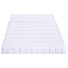Matelas en mousse extensible 80 x 200 cm Blanc 623756623756