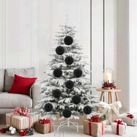 Ensemble de Boules de Noël XL 9 pc Noir Plastique 623759623759