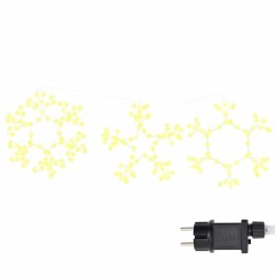 Flocon de neige de Noël Blanc chaud 44,5 x 38 cm PVC 623760623760