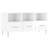 Meuble TV Blanc brillant 102x36x50 cm Bois d'ingénierie 623766623766