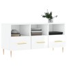 Meuble TV Blanc brillant 102x36x50 cm Bois d'ingénierie 623766623766