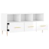 Meuble TV Blanc brillant 102x36x50 cm Bois d'ingénierie 623766623766
