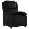 Fauteuil de massage inclinable noir similicuir 623771623771
