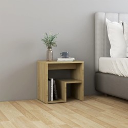 Tables de chevet 2pcs chêne sonoma 40x30x40cm bois d'ingénierie 623775623775
