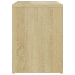 Tables de chevet 2pcs chêne sonoma 40x30x40cm bois d'ingénierie 623775623775