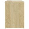 Tables de chevet 2pcs chêne sonoma 40x30x40cm bois d'ingénierie 623775623775
