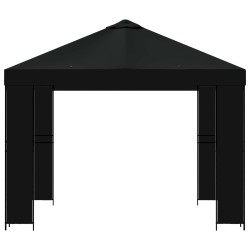 Pavillon 3 x 3 m Noir Polyester et Acier 190 gsm 623776623776