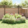 Clôture de jardin avec piquets 24 pcs 35 x 50 cm Mesh Argenté 623780623780