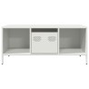 Table basse blanc 101,5x50x43,5 cm acier laminé à froid 623783623783