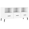 Meuble TV blanc 102x36x50 cm bois d'ingénierie 623784623784