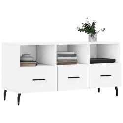 Meuble TV blanc 102x36x50 cm bois d'ingénierie 623784623784