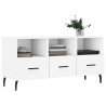 Meuble TV blanc 102x36x50 cm bois d'ingénierie 623784623784
