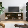 Meuble TV chêne fumé 103,5x30x50 cm bois d'ingénierie 623785623785