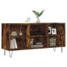 Meuble TV chêne fumé 103,5x30x50 cm bois d'ingénierie 623785623785