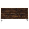 Meuble TV chêne fumé 103,5x30x50 cm bois d'ingénierie 623785623785