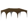 Tente de fête pop-up 575 x 288 x 245 cm Taupe Tissu Oxford 623792623792