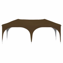 Tente de fête pop-up 575 x 288 x 245 cm Taupe Tissu Oxford 623792623792
