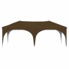 Tente de fête pop-up 575 x 288 x 245 cm Taupe Tissu Oxford 623792623792