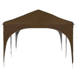 Tente de fête pop-up 575 x 288 x 245 cm Taupe Tissu Oxford 623792623792