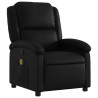 Fauteuil de massage inclinable noir similicuir 623796623796