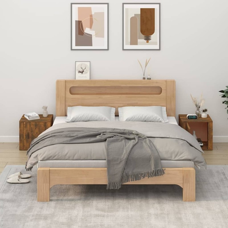Tables de chevet 2 pcs Chêne fumé 50x39x47 cm 623799623799