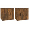 Tables de chevet 2 pcs Chêne fumé 50x39x47 cm 623799623799